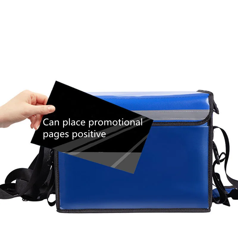 Вместительные сумки-охладители для доставки еды на вынос Термосумка плечо