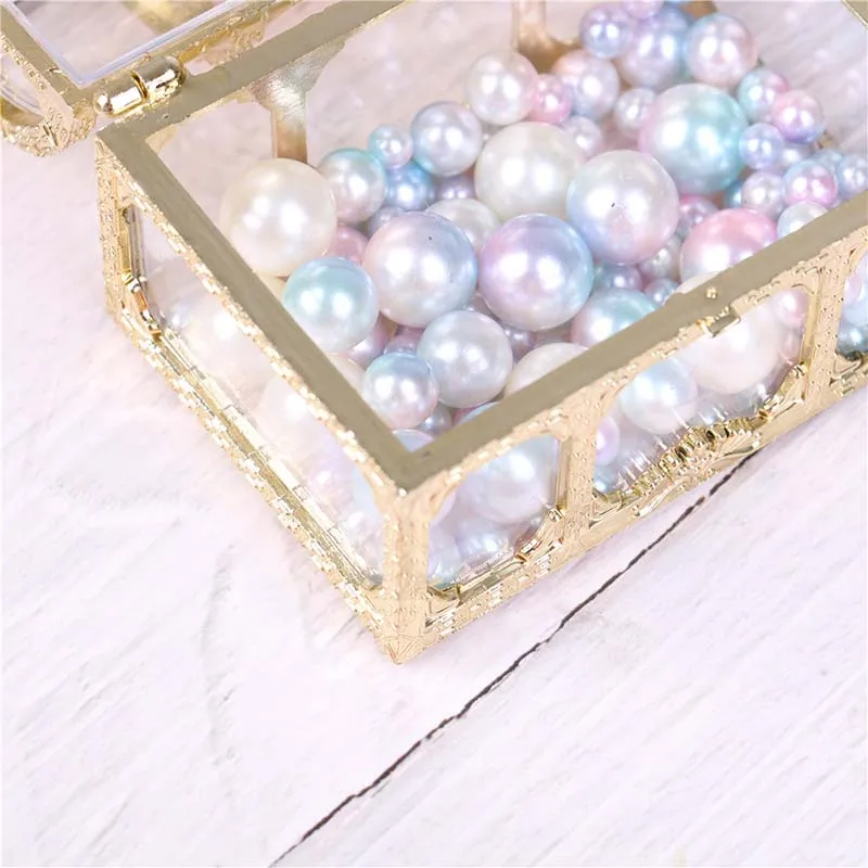 1 шт. цвет: золотой Фольга коробка для торта и конфет Свадебный брак Baby Shower подарка
