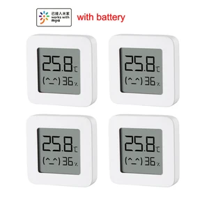 Термометр XIAOMI Mijia 2, беспроводной умный электрический гигрометр с поддержкой Bluetooth, датчик температуры