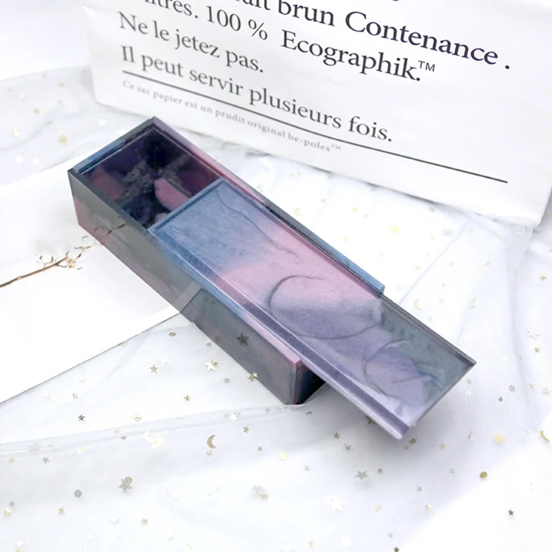 

1 Set Domino Storage Box Epoxy Resin Mold Jewelry Container Organizer Holder Silicone Mould DIY Crafts Casting Tools T8NB