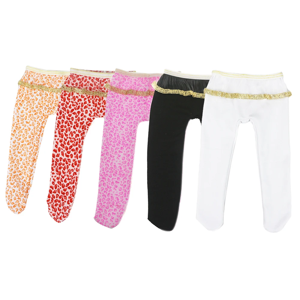 Кукольные леопардовые леггинсы штаны подходят для новорожденных 43 см 45 zapf