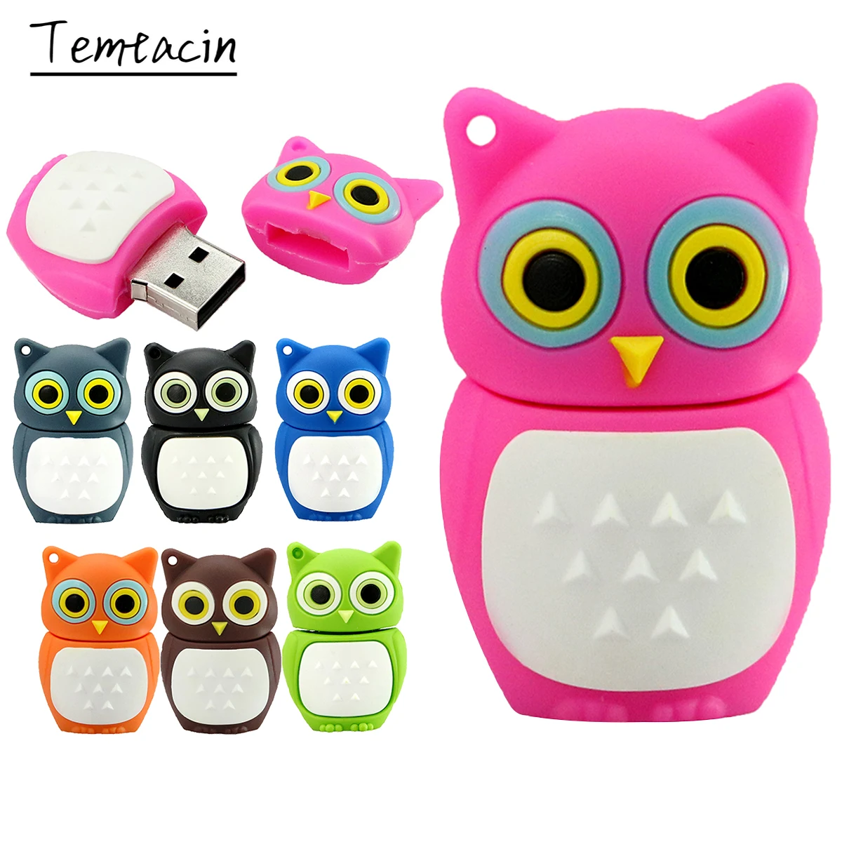 

Usb 2.0 Pendrive Cartoon Bird Owl USB Stick 256G Memory Stick 128GB Pen Drive 64GB USB Flash Drive 64GB 32GB 16GB 8GB Cle U Disk
