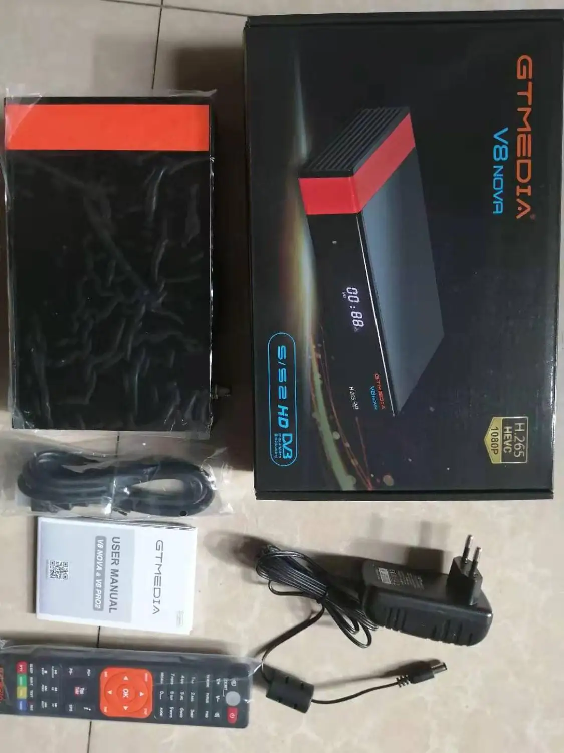 20 шт. GTMEDIA V8 NOVA спутниковый ТВ приемник Поддержка DVB S2 поддержка AVS + H.265