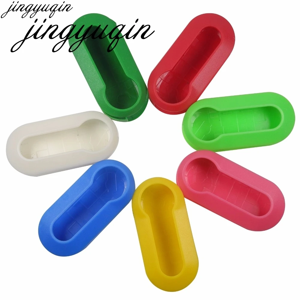 

Красочный сменный корпус пластиковый чехол ключа Fob для Fiat 500 Panda Punto Bravo автомобильный флип-чехол для ключей