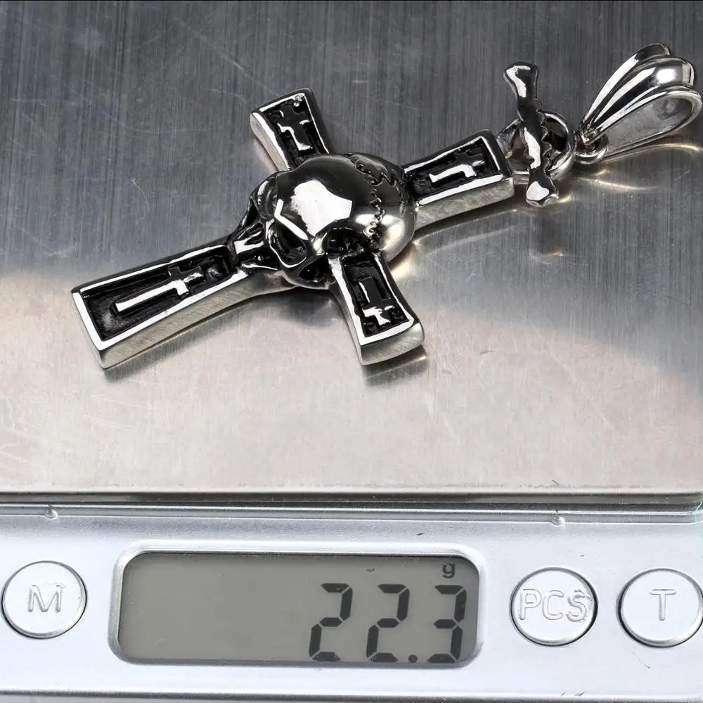 Ожерелье с подвеской в виде Иисуса Христос 316L нержавеющая сталь крест цепь