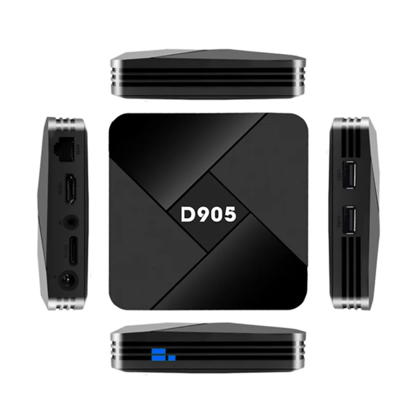 D905 Отт телеприставка S905W 1 ГБ ОЗУ 8 Гб ПЗУ android умные ТВ коробки глобальная версия Netflix UHD HDMI wifi OTG Bluetooth m3u поддержка