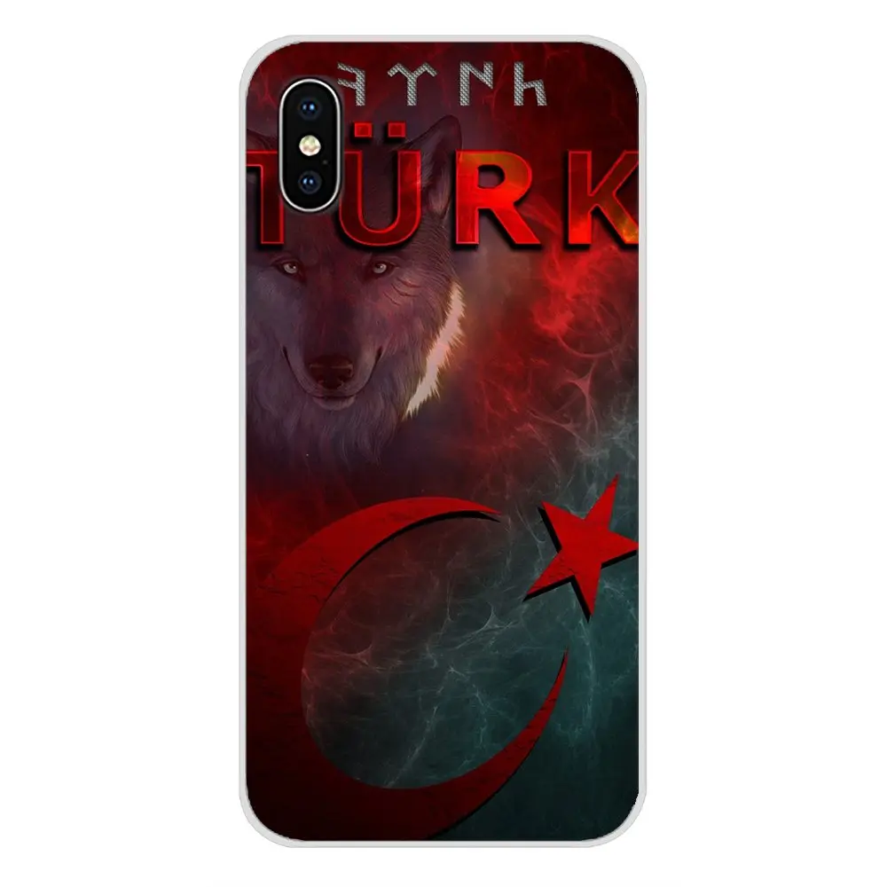 Турецким флагом волка на воздушном шаре мобильный телефон чехлы для Samsung Galaxy S3 S4 S5