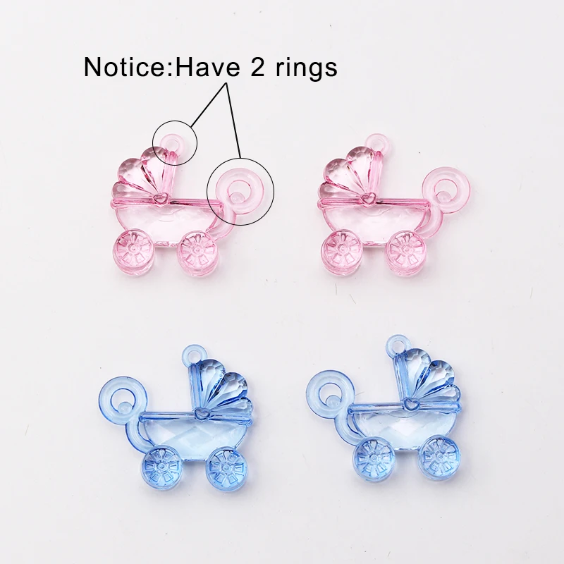 30 шт. розово-голубая мини-пластиковая бутылочка для кормления наполнитель