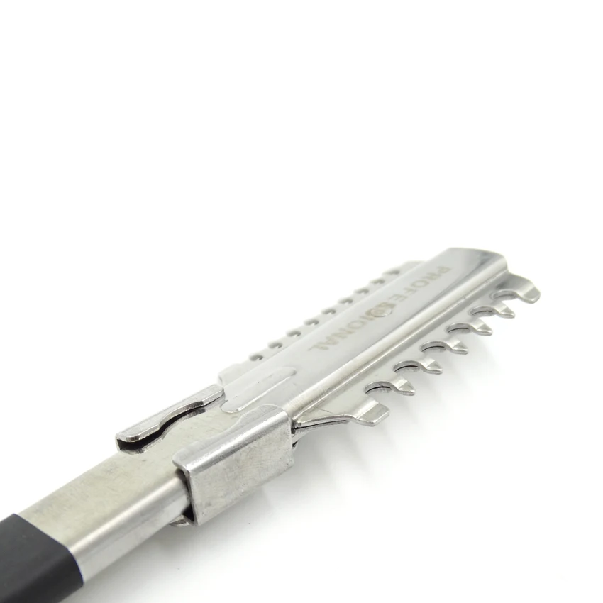 Нержавеющая сталь край головка для бритвенного станка с резиновой ручкой