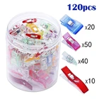 50100150 шт.кор. DIY разноцветные пластиковые зажимы для одежды, держатель для ткани, квилтинга, рукоделия, шитья, вязания, зажимы для одежды