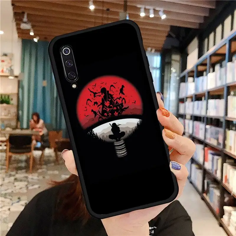 

Akatsuki Naruto Anime eye logo Phone Case For Xiaomi Redmi 7 9t 9se k20 mi8 max3 lite 9 note 8 9s 10 pro