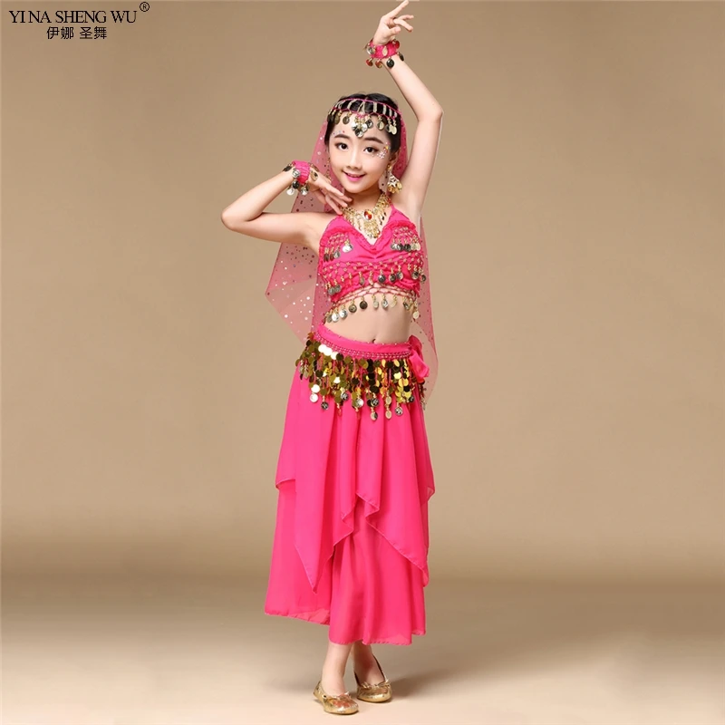 

Grils Belly Dance Costumes Oriental Dance Wear Bellydance Suit Children Egyptian Bollywood Indian Kids Belly Dancing 2/3pcs Set