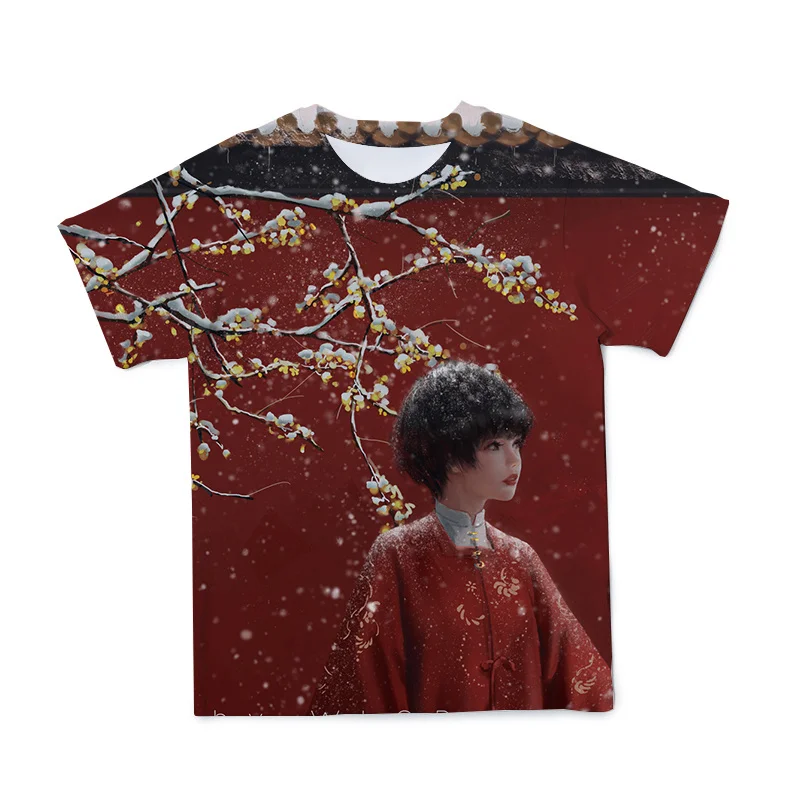 

Summer Ins Style Kawaii O-Neck Women's T-shirt Hot Anime Casual Female Tops Punk Hip Hop Men Clothing Summer 3D Printed T Shirt