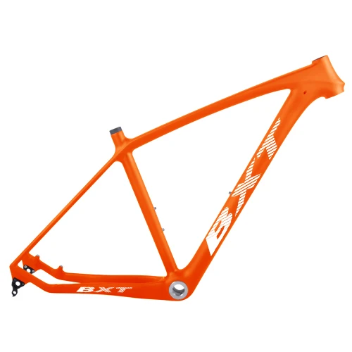 BXT full orange Обновленная T800 карбоновая mtb рама 29er с вилкой в тон 29 полная рама карбоновая для горного велосипеда 17 19 дюймов 31,6 мм подседельный штырь - Цвет: BXT full orange