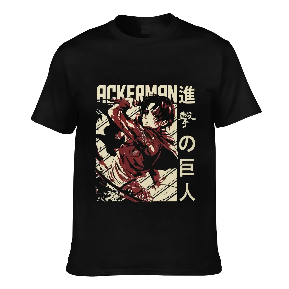 

T-shirts Man Easy to Wear and Fashion Short Sleeve Suitable Kings Men 100% Cotton Men Men's Comfort Table Fabric Anime Oversize