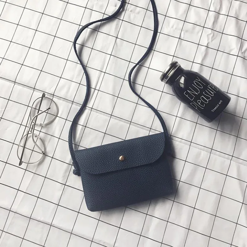 Женская сумка из искусственной кожи для отдыха корейская женская на плечо мини