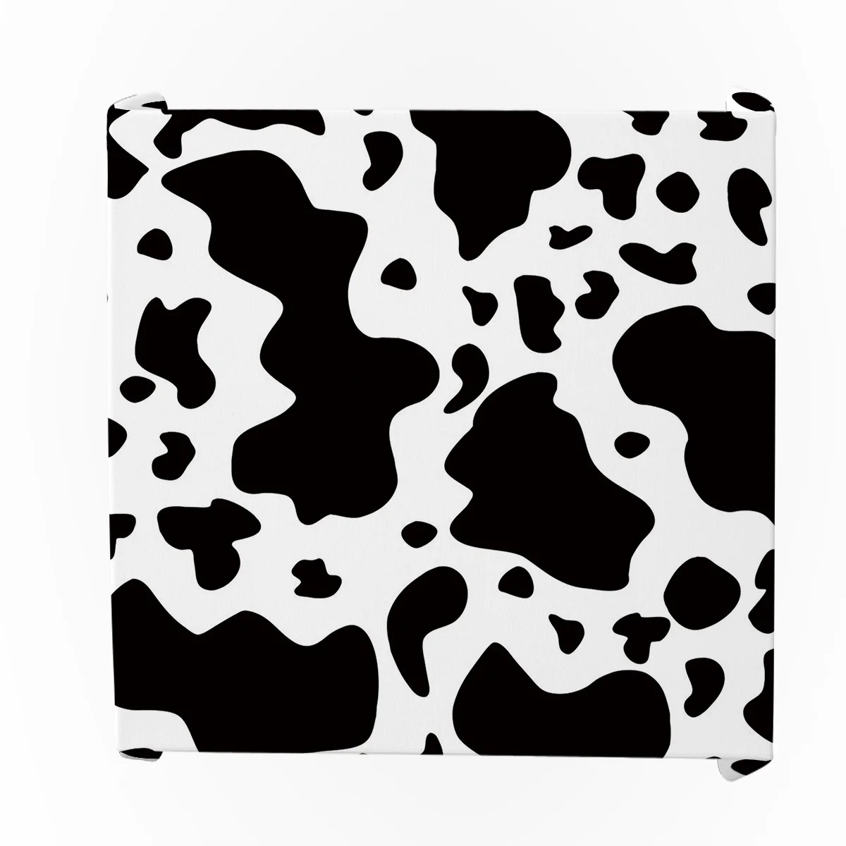 Черный и белый граффити корова пятно скатерть протектор скатерти девушки