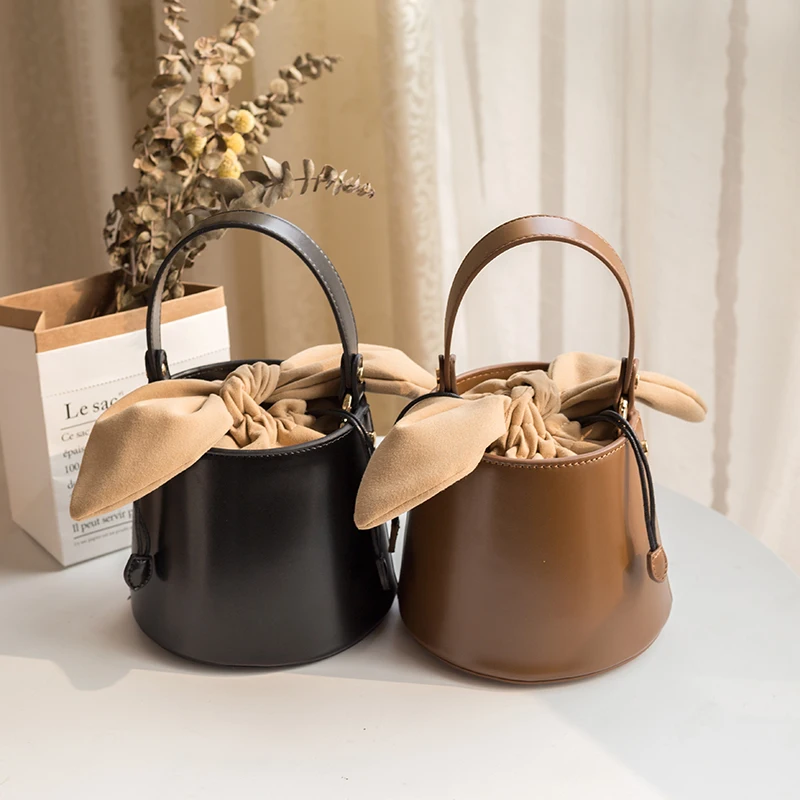 Новый дизайн сумки из натуральной кожи женская обувь с заячьими ушками