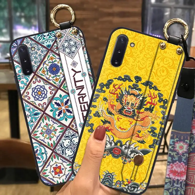 Грязеотталкивающий чехол на запястье в китайском стиле для телефона Samsung Note10