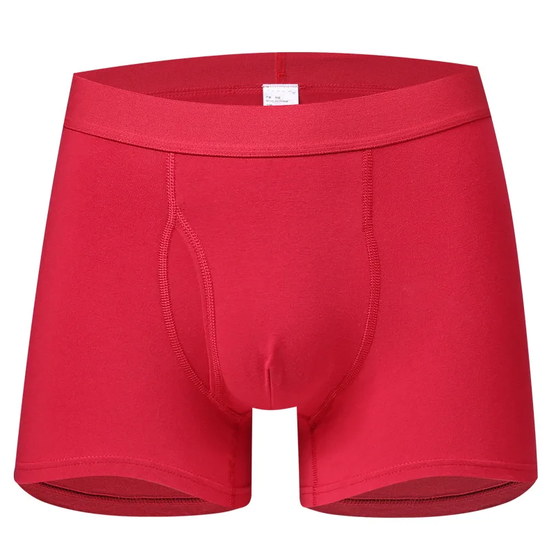 6Pcs/Bag Lycra Cotton Softness Boxer Shorts Mens Open Side Design Knickers Male Comfortable And Fitting Underpants
