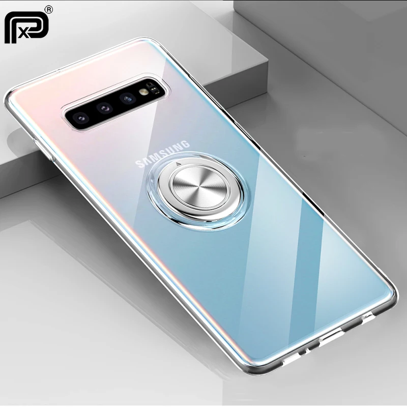 Чехол для Samsung Galaxy S10 S9 S8 Plus Note 9 8 S10e S21 S20 Ultra 20 10 мягкий силиконовый чехол с кольцом