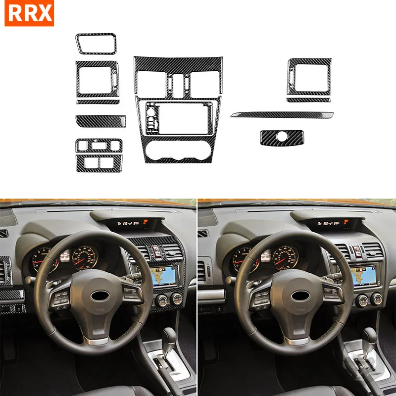 

Для Subaru Impreza WRX STI XV Crosstrek 2012 2013 2014 углеродное волокно приборная панель центральное управление интерьерная Наклейка Автомобильные аксессуары