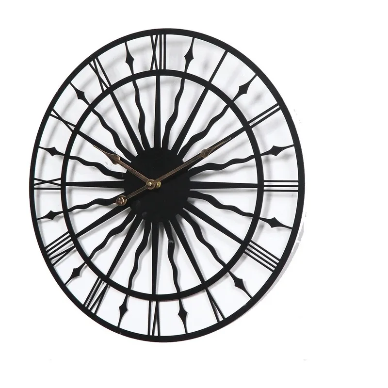 

50cm Wall Clock Modern Design Brief 3D European Style Silent Watch For Home Office Decorative Hanging Clocks Wall Home Decor hot