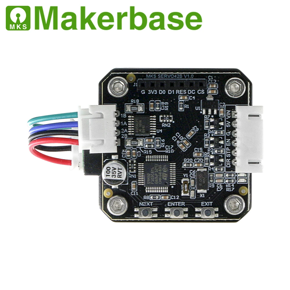 Шаговый двигатель с замкнутым контуром 12-24 В MKS STM32 NEMA17 SERVO42B 0 9 OLED12864 дисплей