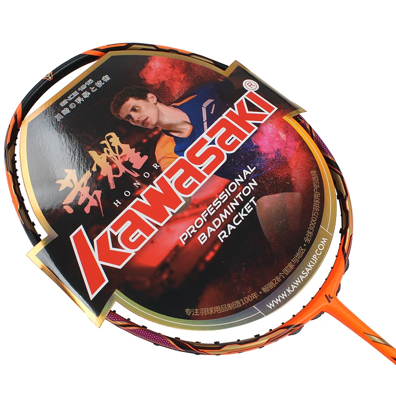Оригинальная 3 звезды Kawasaki Honor H6 S6 ракетка для бадминтона T Head Fullerene ракетка из углеродного волокна для промежуточных плееров