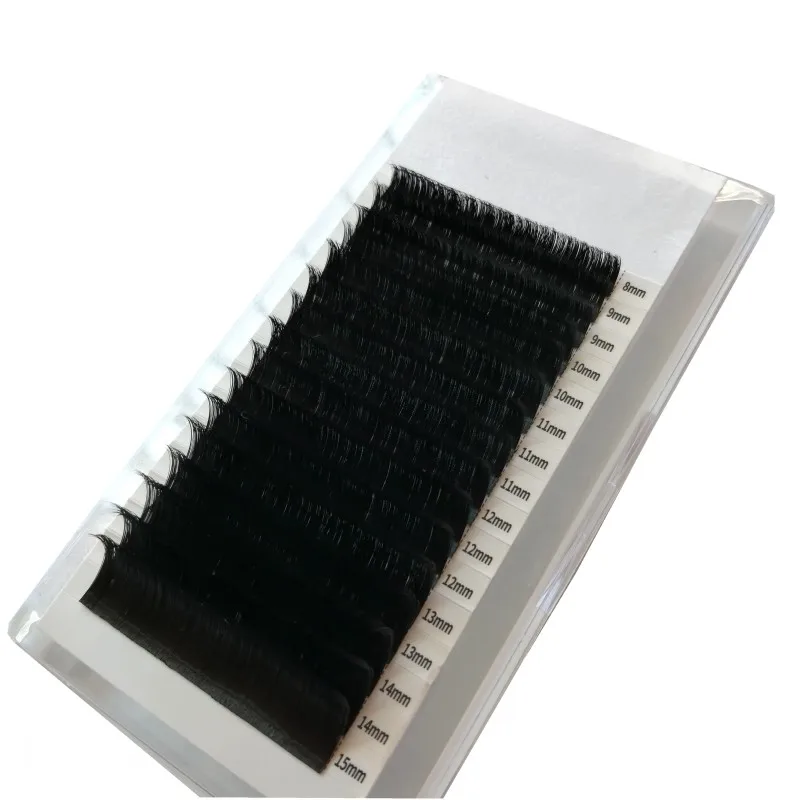 Ресницы 3D норковые смешанные для наращивания набор из 2 штук длиной от 8 до 15 мм