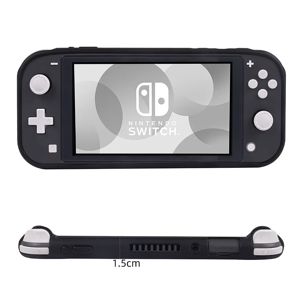 Мягкий ТПУ чехол CHINFAI для shand Switch Lite эргономичный Нескользящий Резиновый защитный чехол-подставка для NS Switch Lite мини-консоль