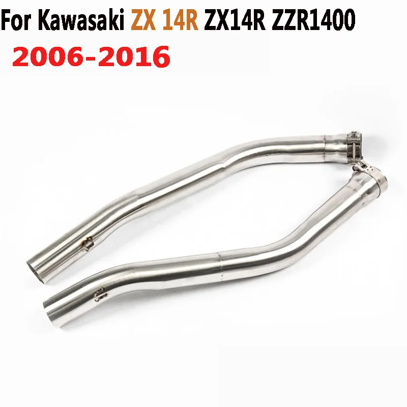 

For Kawasaki ZX 14R ZX14R ZZR1400 2006-2016 Full System Slip Motorcycle Exhaust Pipe 51 mm Stainless Steel Motorcycle Exhaust