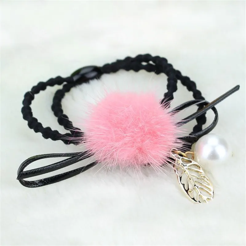 Женский головной убор аксессуары для волос из натурального меха норки круглая