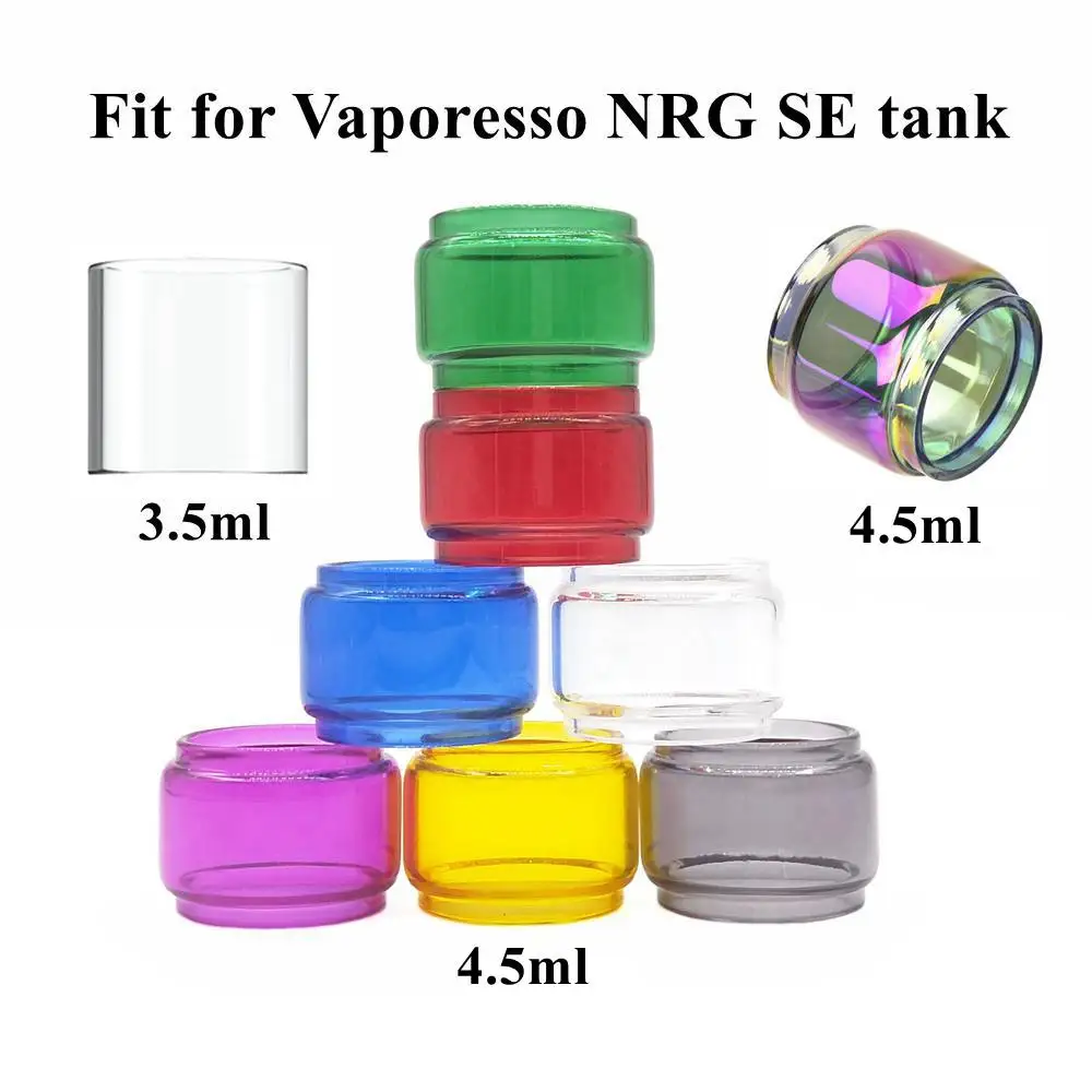 HXJVAPE оригинальная замена Pyrex пузырь стакан Fatboy трубка бак для Vaporesso NRG SE танк распылитель много цветов