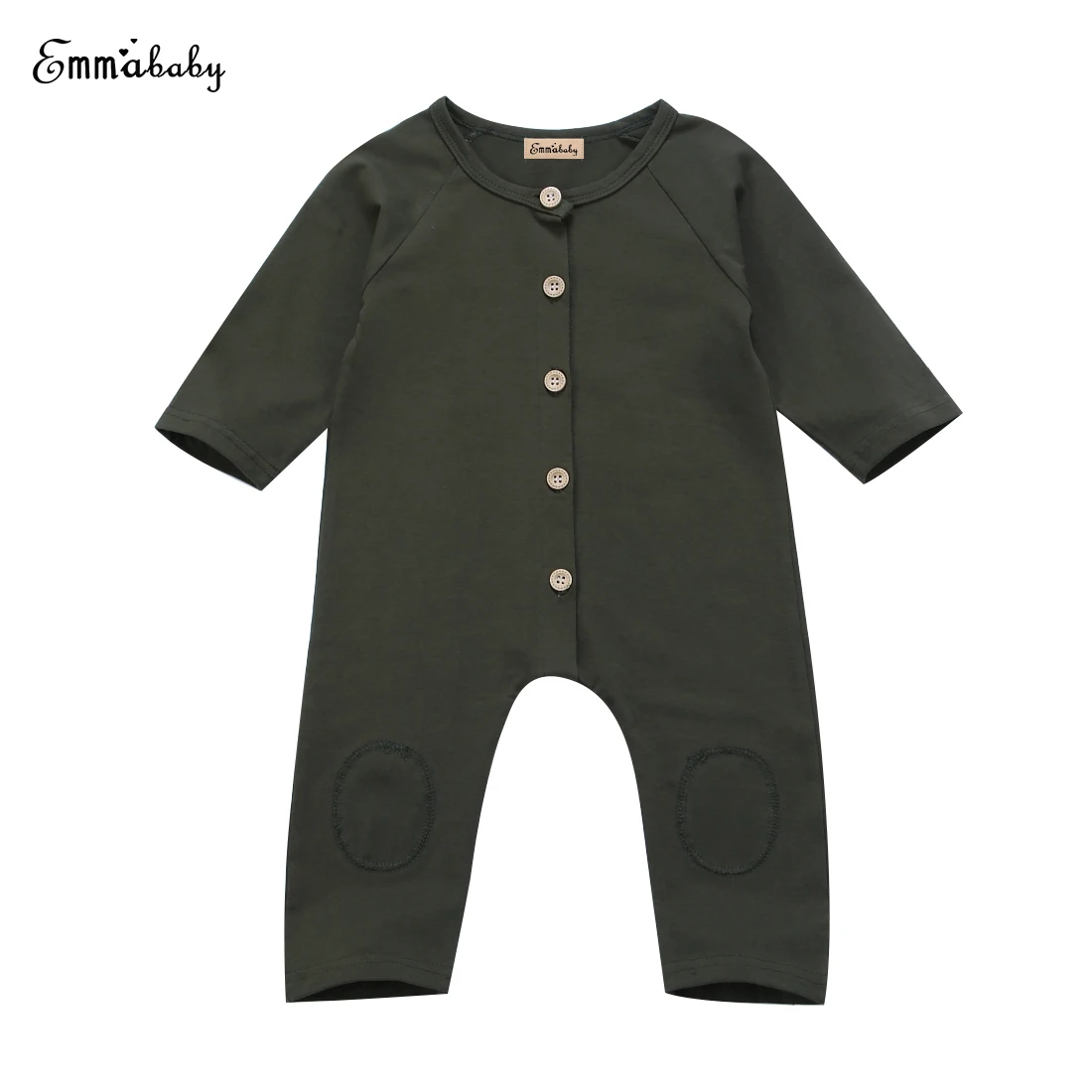 Комбинезон детский с длинным рукавом на пуговицах|Комбинезоны-пижамы| |