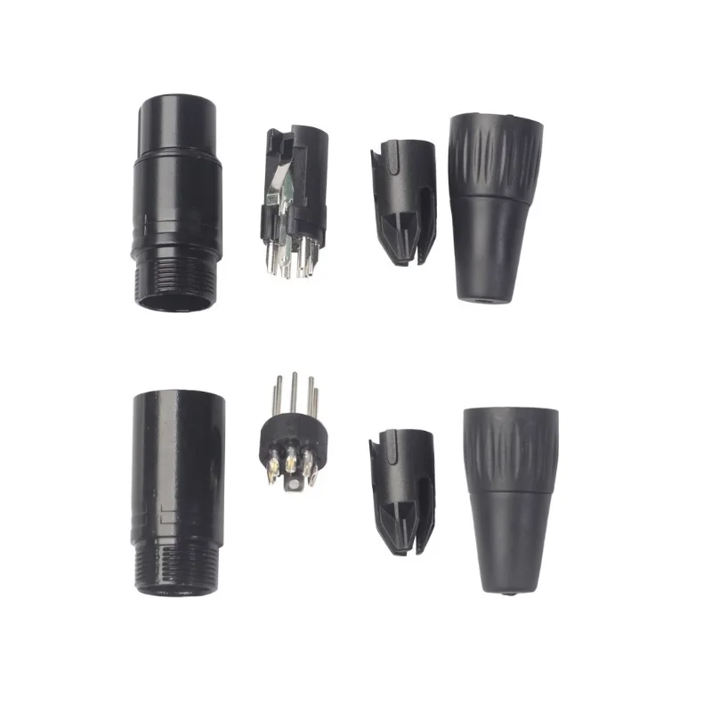 10 шт./лот 5-контактный удлинитель XLR для микрофона папа мама | Обустройство дома