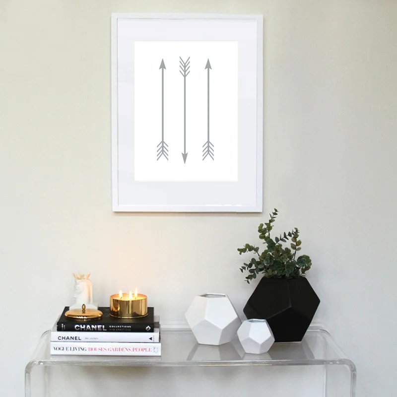 Детская мультфильм серые стрелки Холст Живопись Абстрактные Художественные