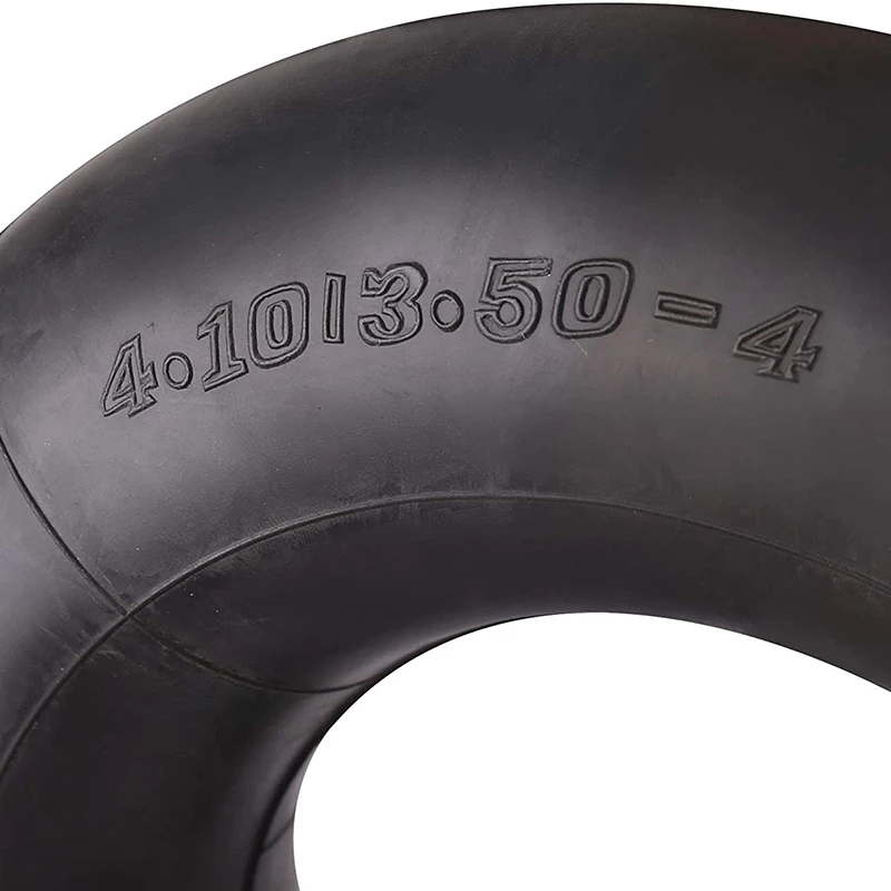 

2 PCS 4.10/3.50-4 Inch Inner Tube Tire for Hand Truck, Dolly, Hand Cart, Garden Cart, Lawn Mower,4.10-4 Replacement Tube