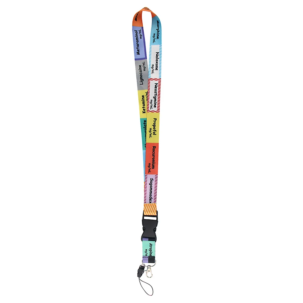 Ransitute R854 Medical Series ICU Key Chain Lanyard Gifts For Doctors Nurse Friends Phone USB Badge Holder Necklace