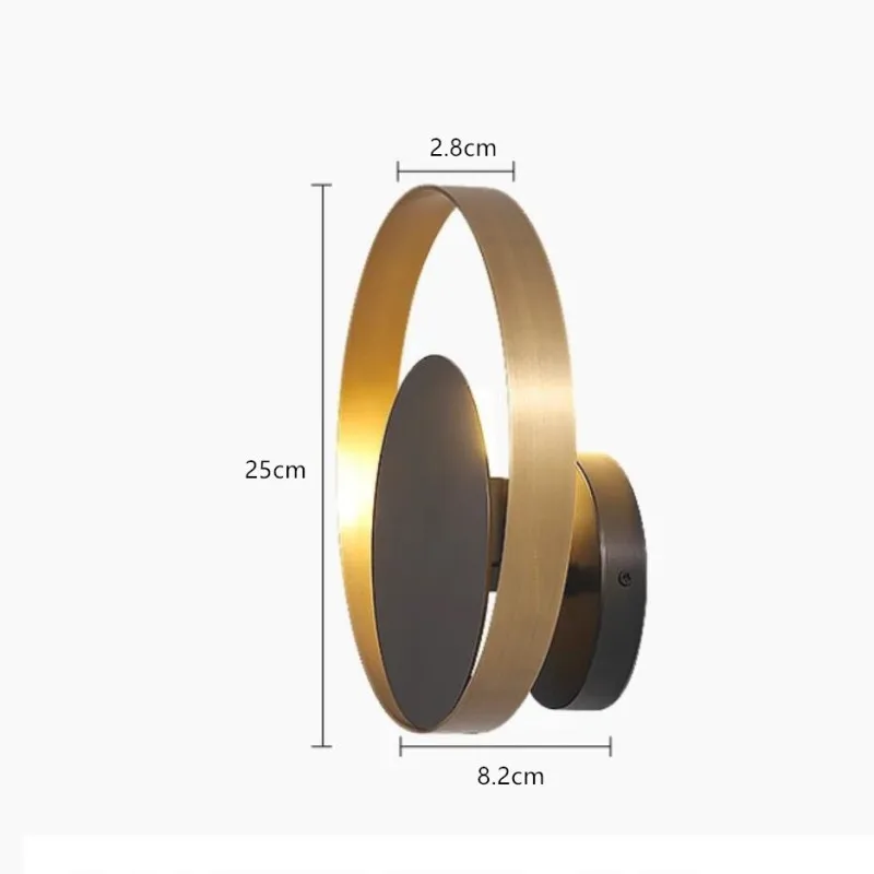 Современный светодиодный настенный светильник для помещений прикроватный