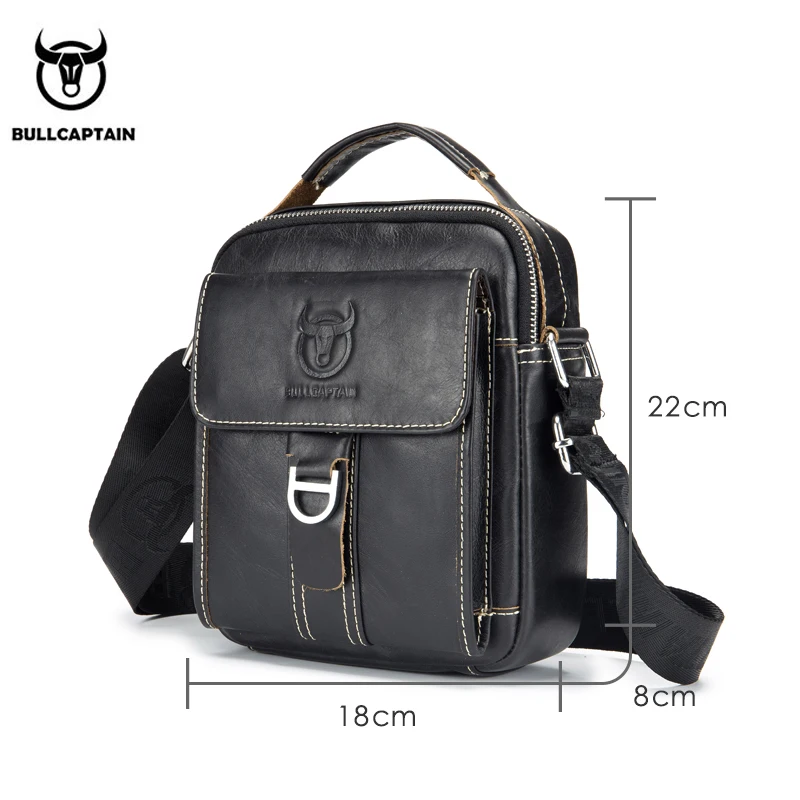 

Bullcaptain Men Shoulder Bag Classic Brand Men Bag Vintage Style Casual Men Messenger Bags Promotion Crossbody Bag Male Hot Sell