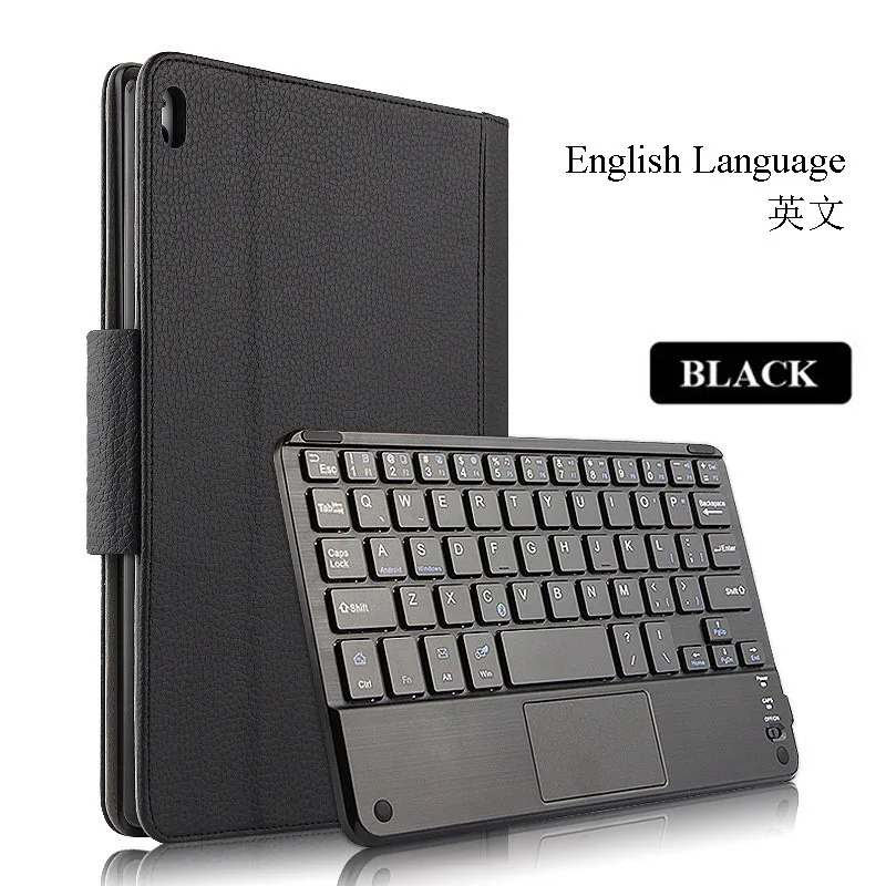 English Black Для lenovo Tab 4 10 чехол TB-X304F X304N 10,1 дюймов Магнитная bluetooth-клавиатура для планшета чехол из искусственной кожи Многоязычный язык - Цвет: English Black