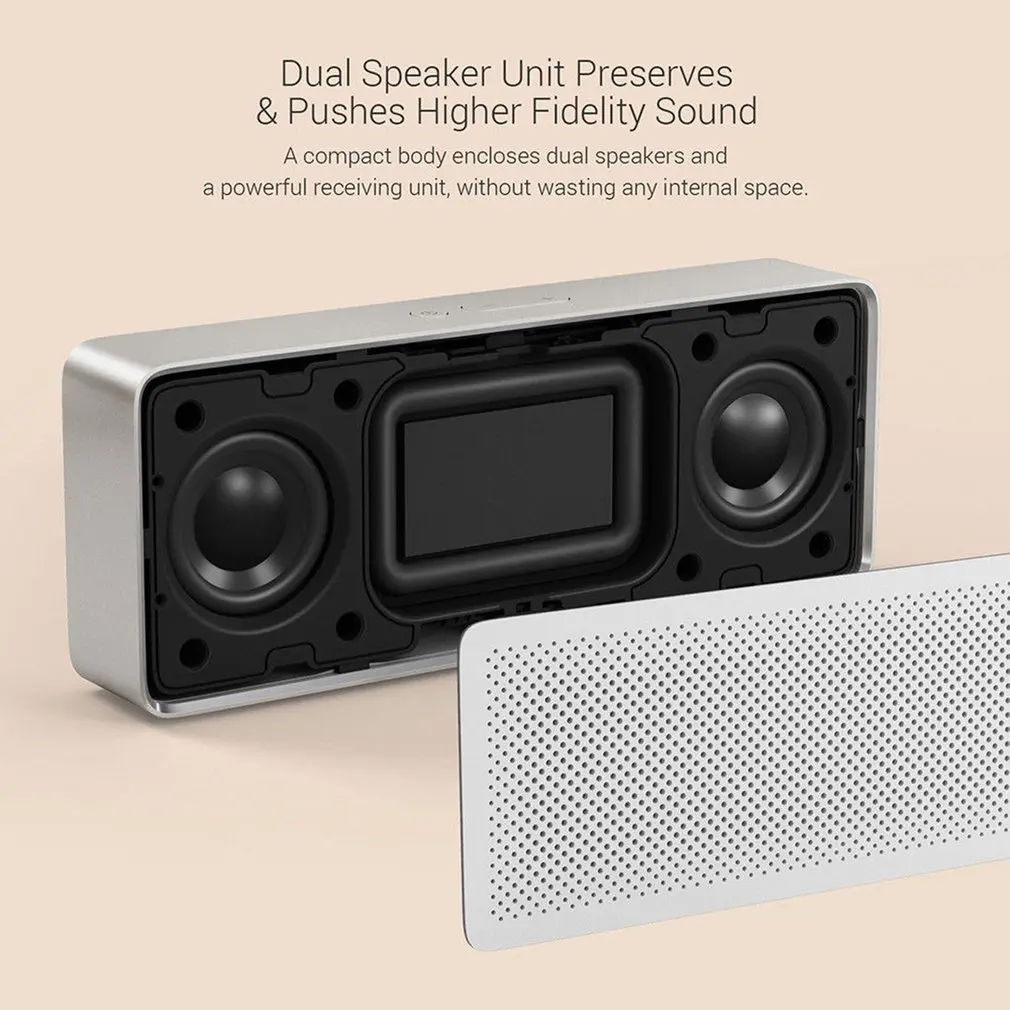 Xiaomi Mi Bluetooth беспроводной динамик квадратная коробка 2 стерео портативный Bluetooth 4,2 HD Высокое качество звука воспроизведения