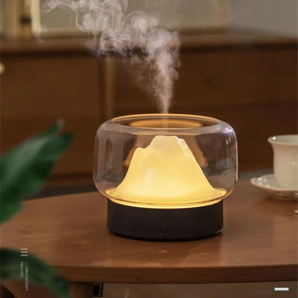

Essential Oil Diffuser 400ML Aroma Diffuser Moutain View Essential Oil Aromatherapy Difusor With LED Light Humidifier Vaporizer