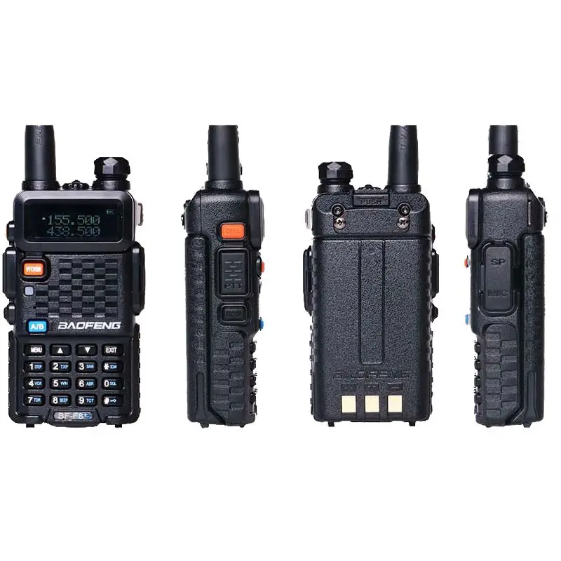 2020 baofeng bf f8 upgrade walkie talkie police two way car radio station portable ham radio for hunting 5w uhf vhf dual band free global shipping