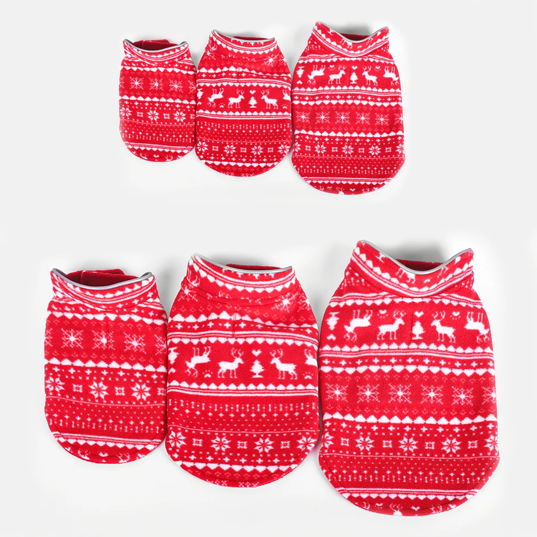 

Одежда для домашних животных осень/зима Рождественская печать флисовое Двустороннее пальто для собак товары для домашних животных товары ...