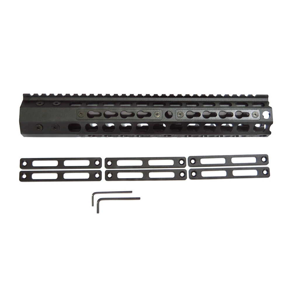 " 12" дюймов AR15 поплавок Keymod MLOK Handguard Пикатинни для охоты Тактический M4 M16 прицел Крепление