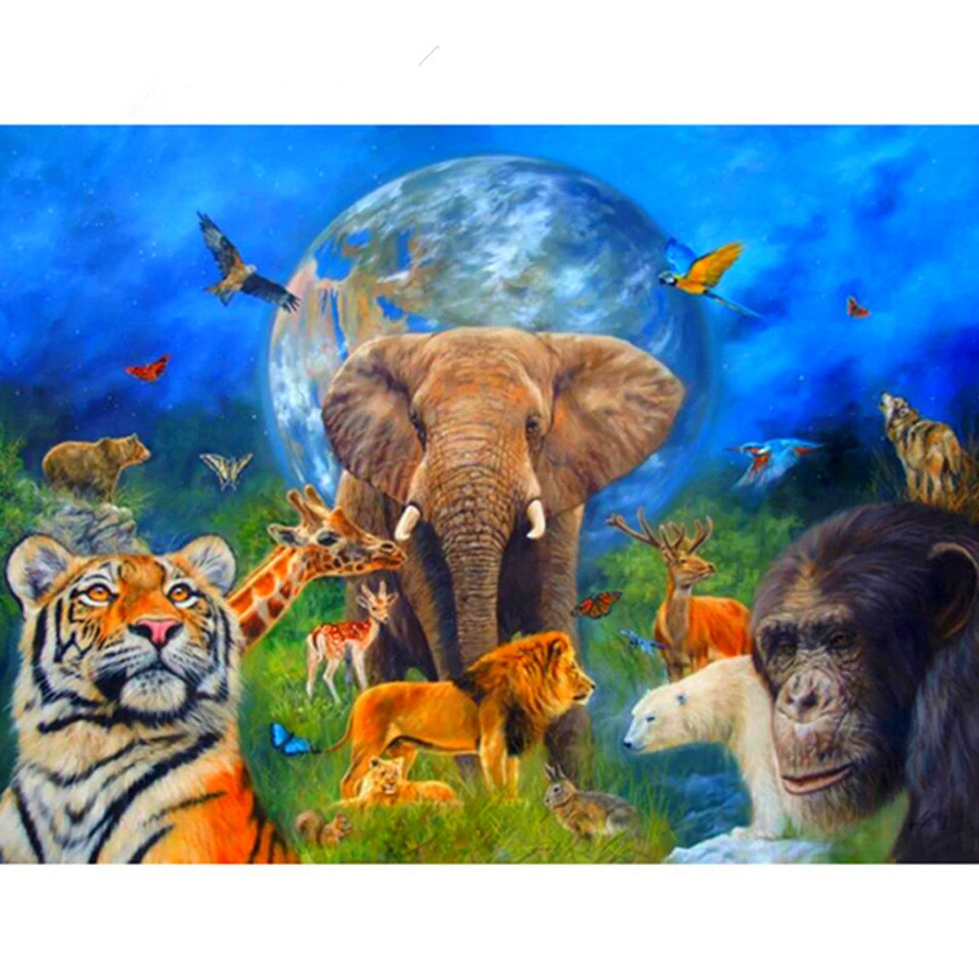 5D Diy алмазная живопись полная Алмазная вышивка с короткими рукавами изображением