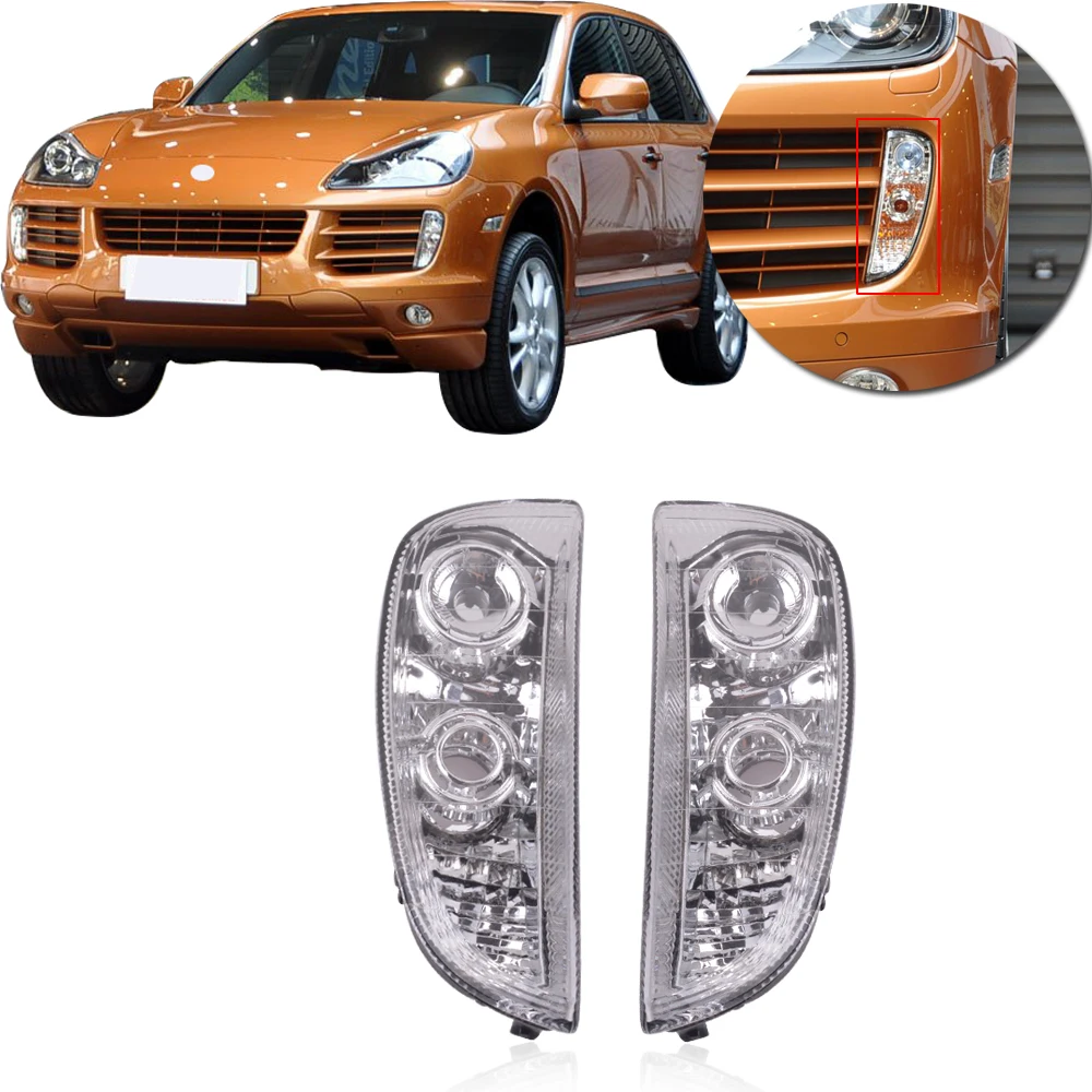 CAPQX Передние Фары Светильник для Porsche Cayenne 2007 2008 2009 2010 бег светильник