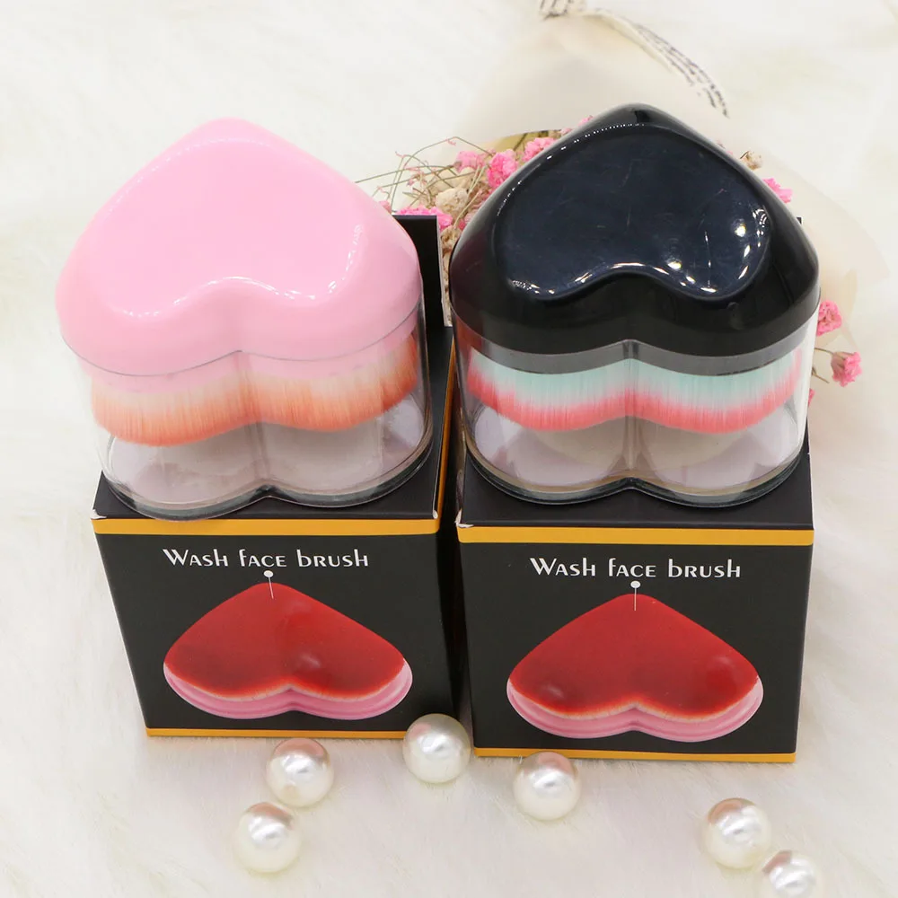 Кисть для основы в форме сердца BB крем кисти макияжа с зеркалом свободная кисть